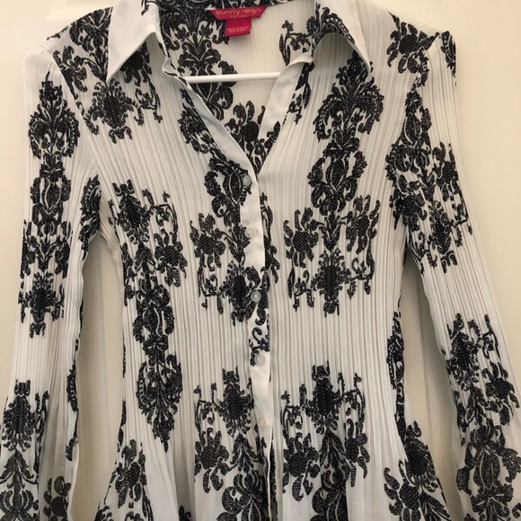 Patterned Button Up Shirt - Picture 2 of 6